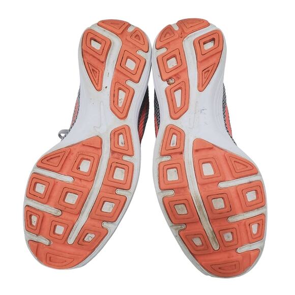 Nike | Revolution 3 Wolf Gray / Hyper Orange Ankle-High Running Shoe Sneaker - Picture 9 of 12